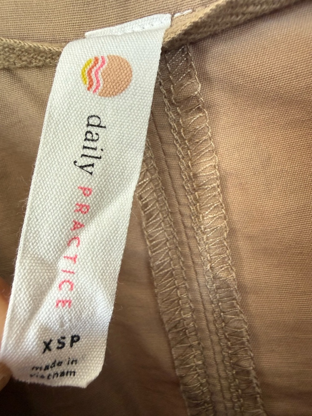Taupe Short-Sleeve Utility Jumpsuit - Picture 3 of 5